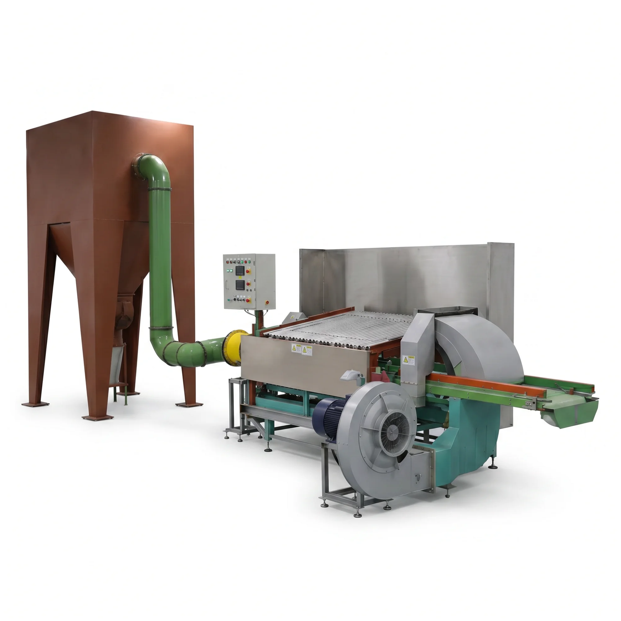 Chick separator and transfer machine prepared for automated hatchery handling workflow