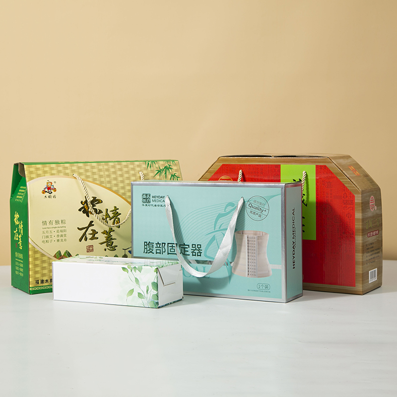 采用协调包装盒和印刷结构的品牌包装系列