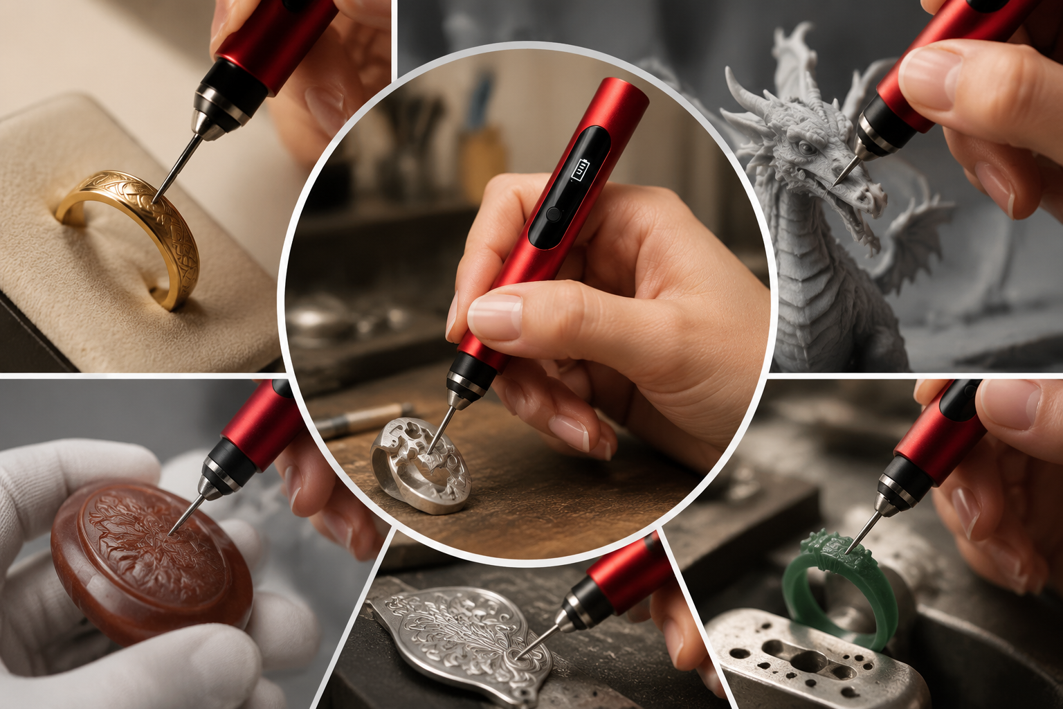 mini outil rotatif pour la gravure de bijoux
