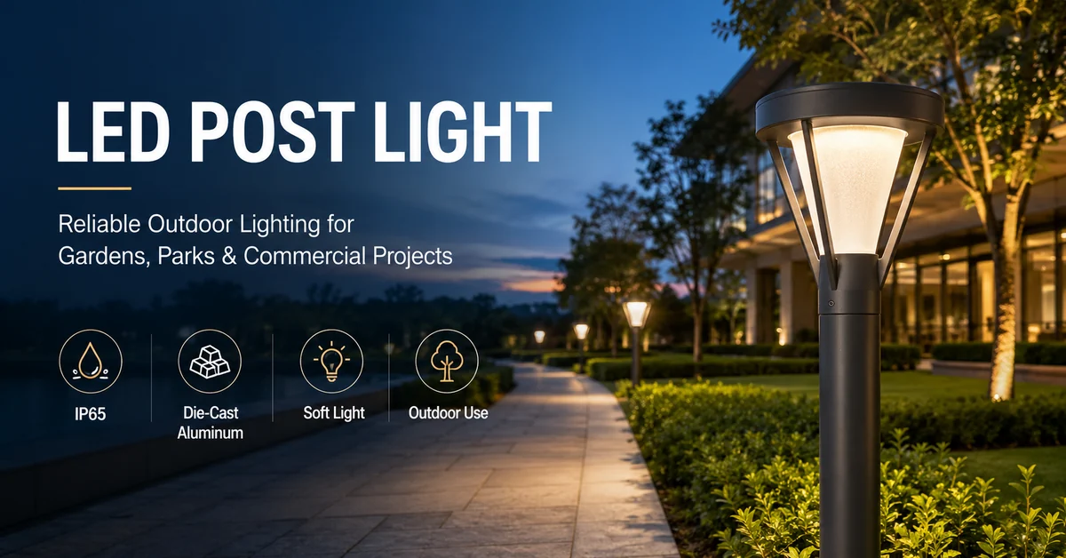 مصنع مصابيح أعمدة LED