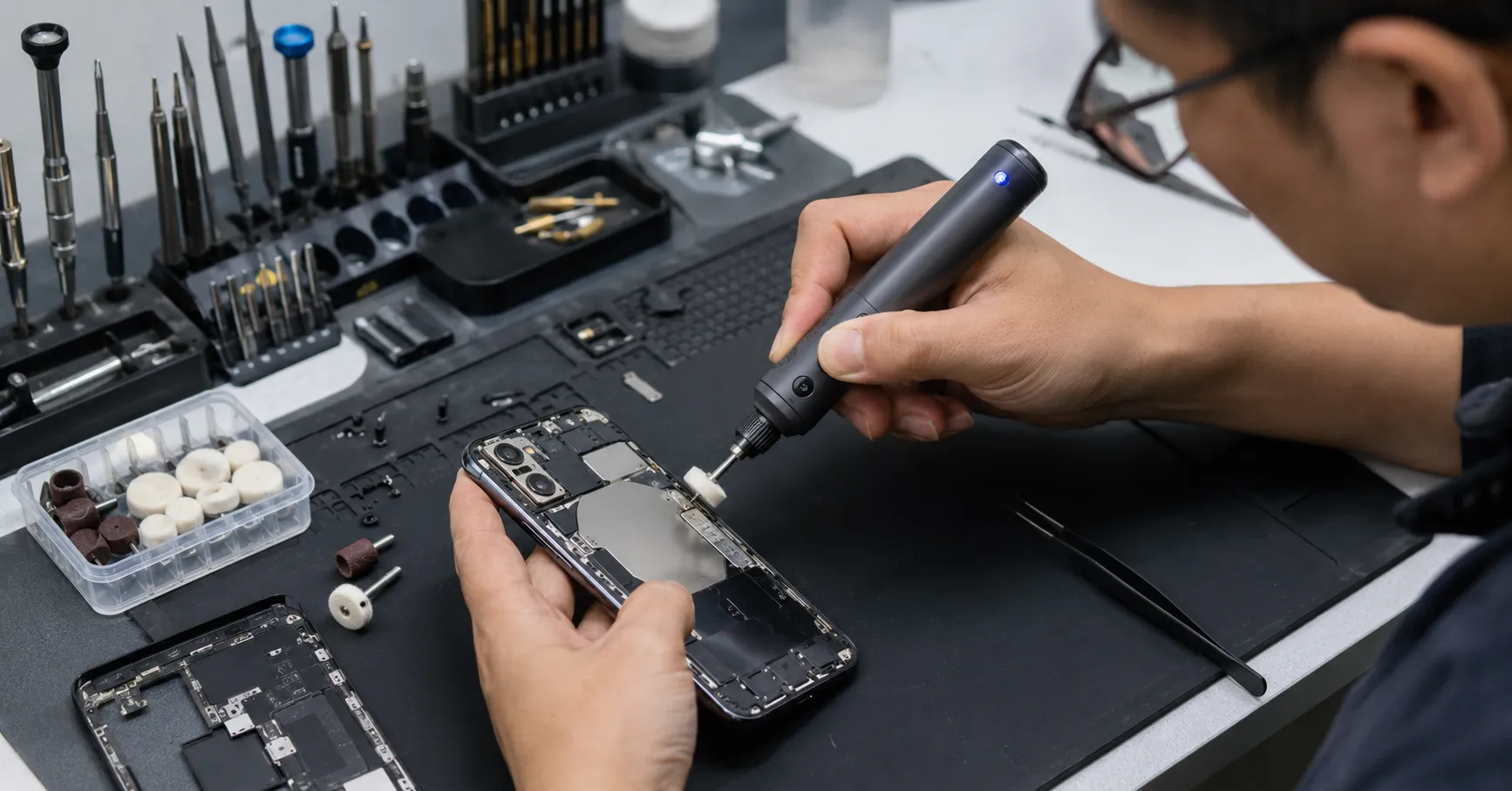 polishing tool for electronics repair