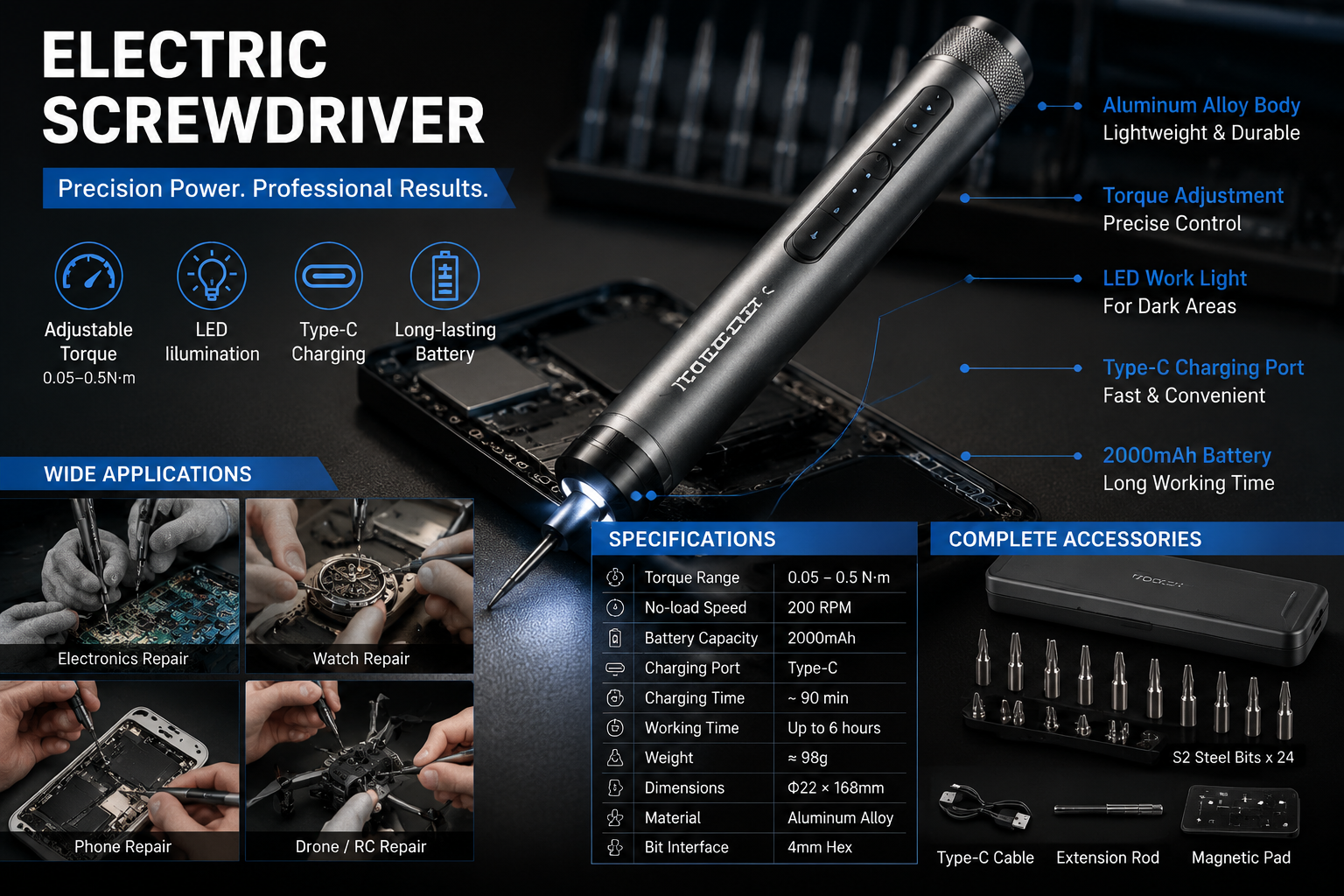 OEM electric screwdriver