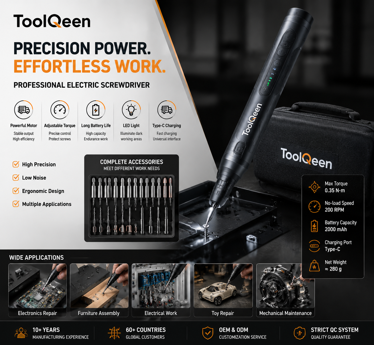 OEM electric screwdriver supplier