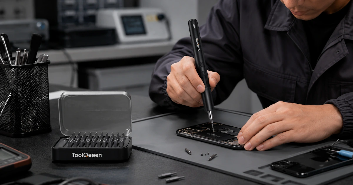 Bulk electric screwdriver for phone repair