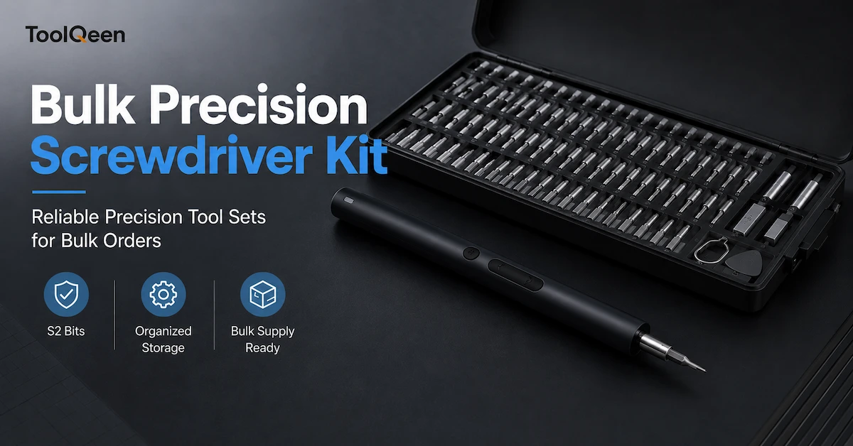 Bulk precision screwdriver kit for repair tools