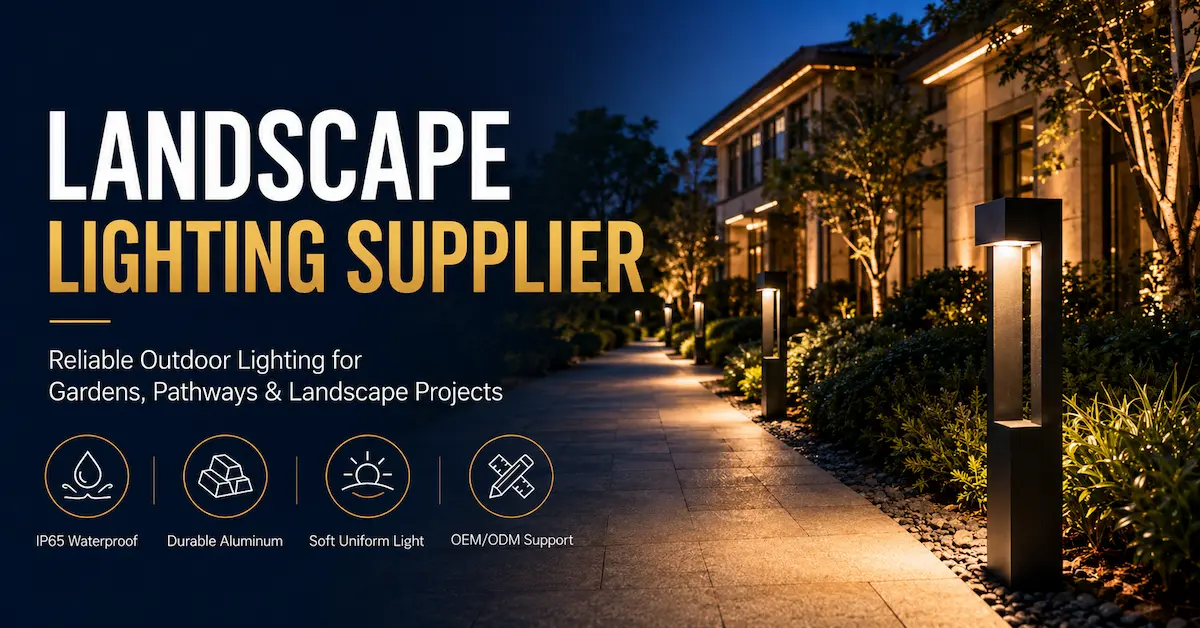 Landscape lighting supplier for projects