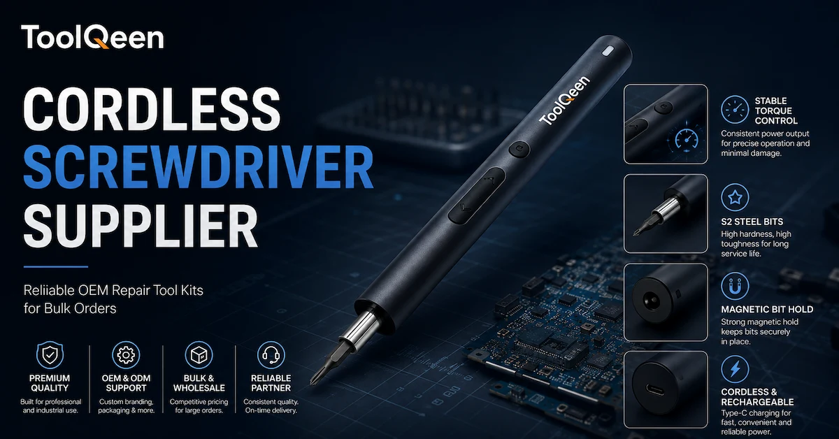 Cordless screwdriver supplier product cover