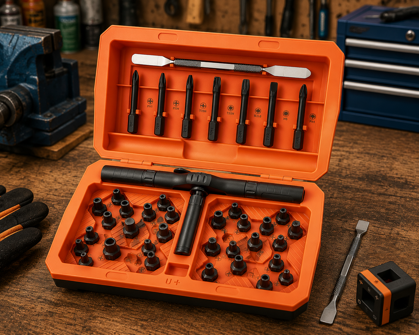 T handle screwdriver bit set