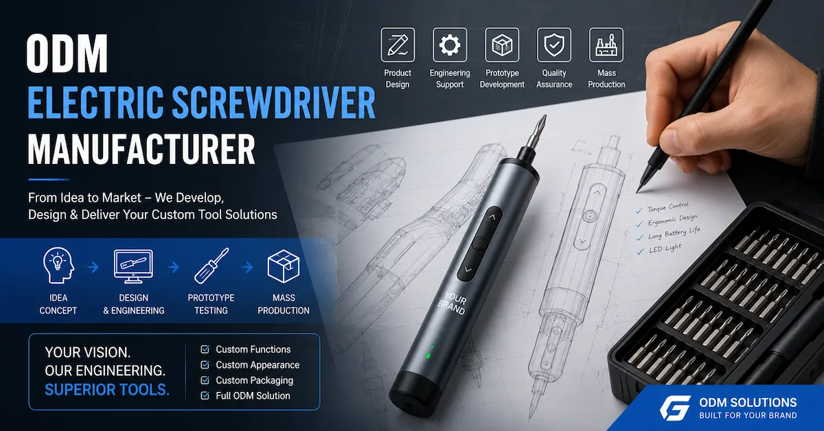 ODM electric screwdriver manufacturer