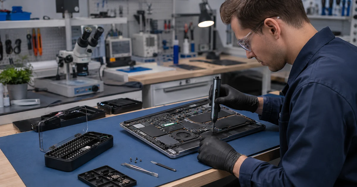 Private label electric tool for laptop repair