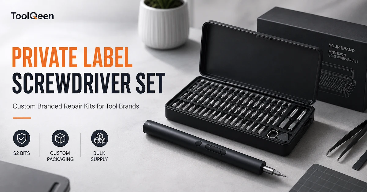 Private label screwdriver set for tool brands