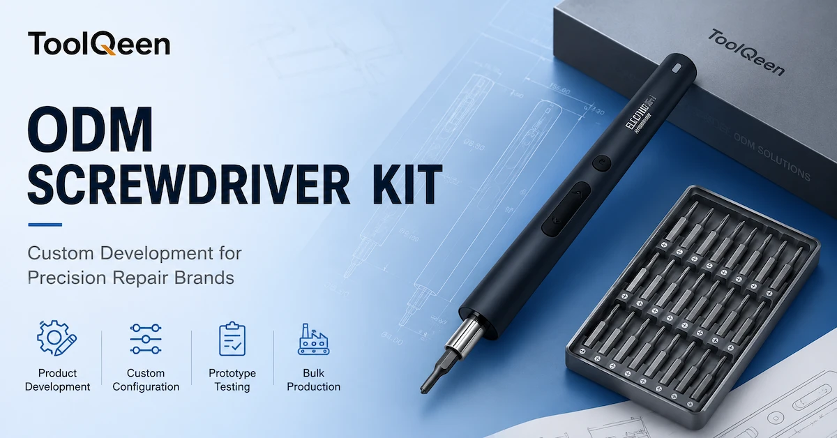 ODM screwdriver kit development solution