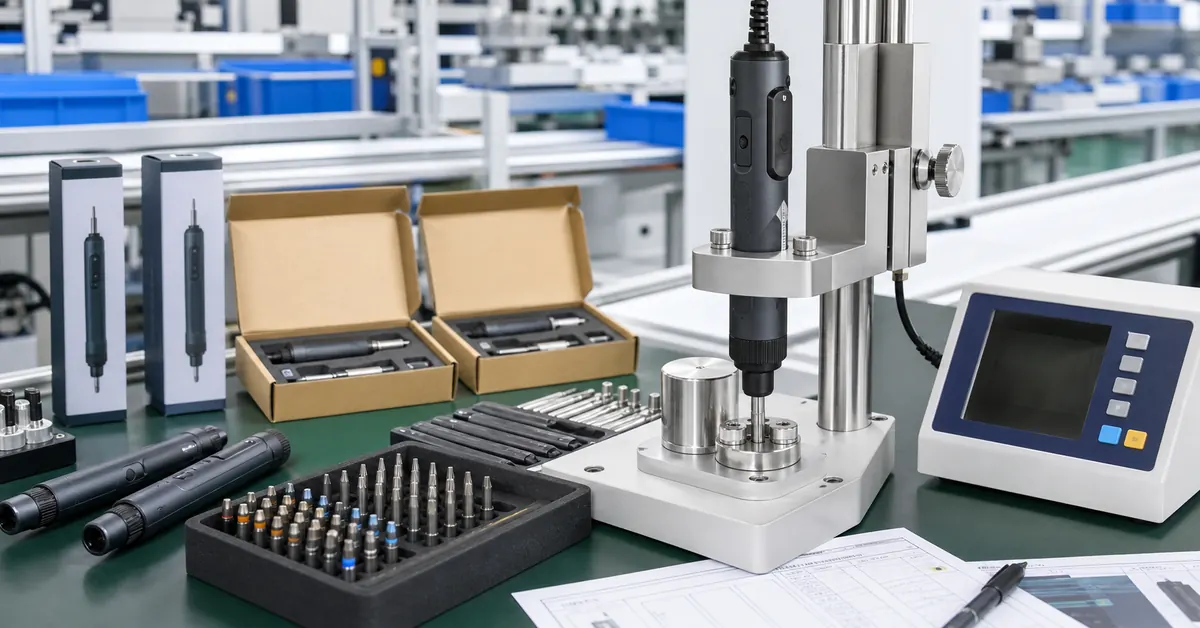 electric screwdriver kit supplier factory QC