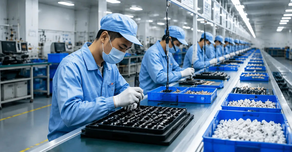 electric screwdriver factory assembly