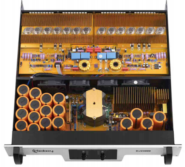 Fedaxy DJ24000 touring amplifier internal power design