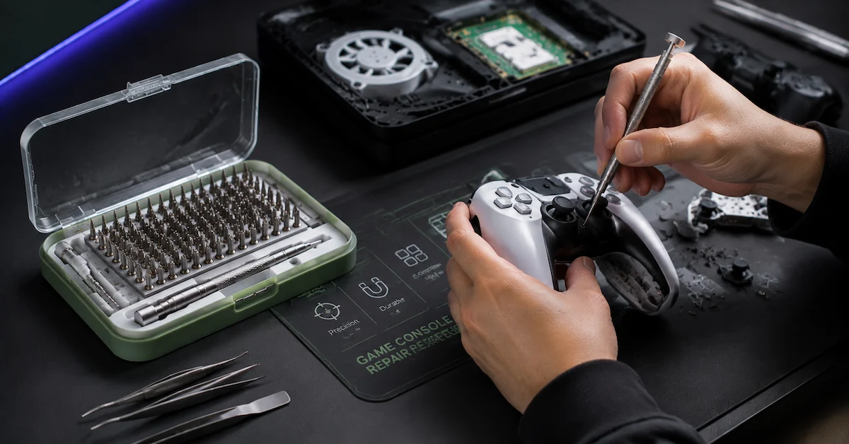 Precision tools for console repair service