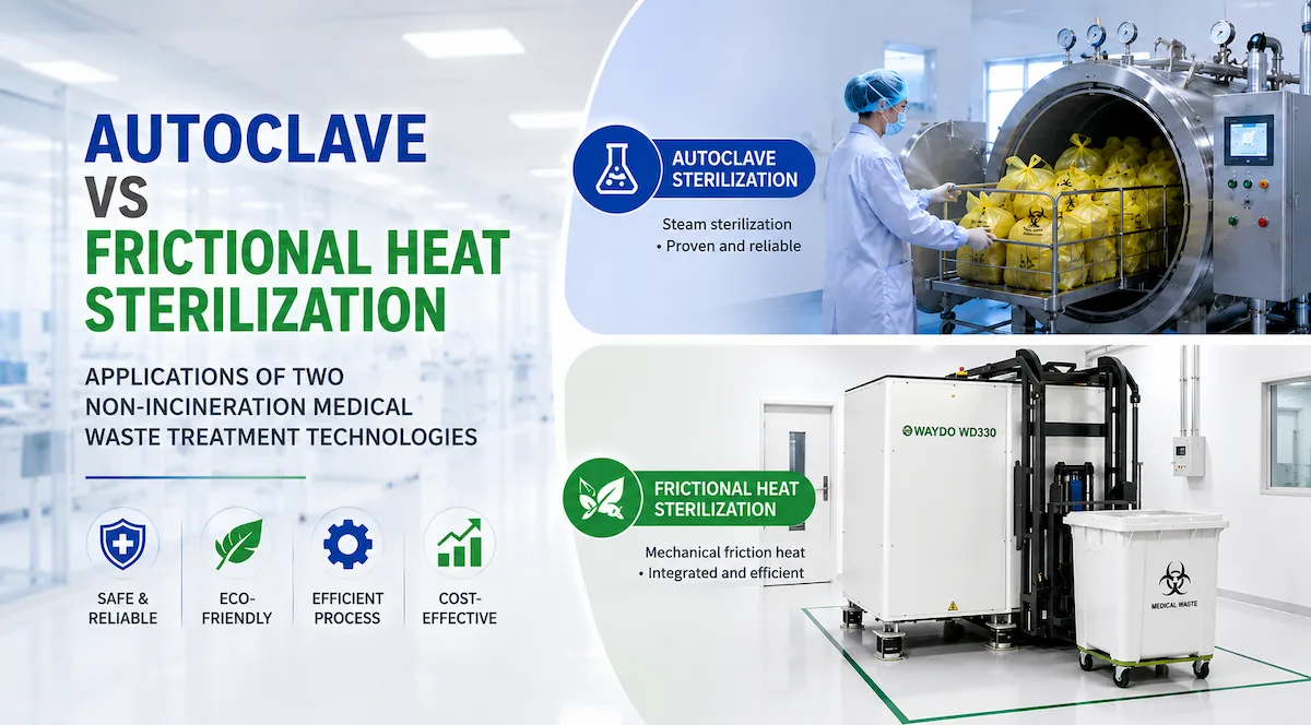 Autoclave vs frictional heat sterilization