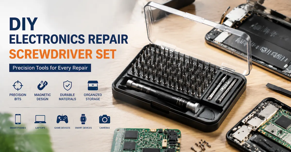 DIY electronics repair screwdriver set