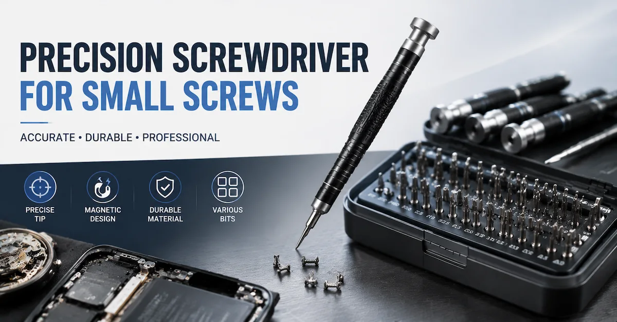 Precision screwdriver for small screws repair