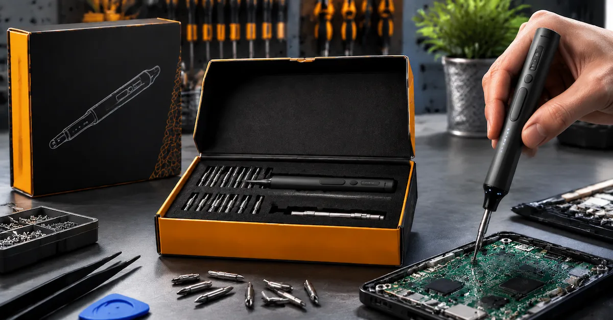 Precision electric screwdriver PCB repair