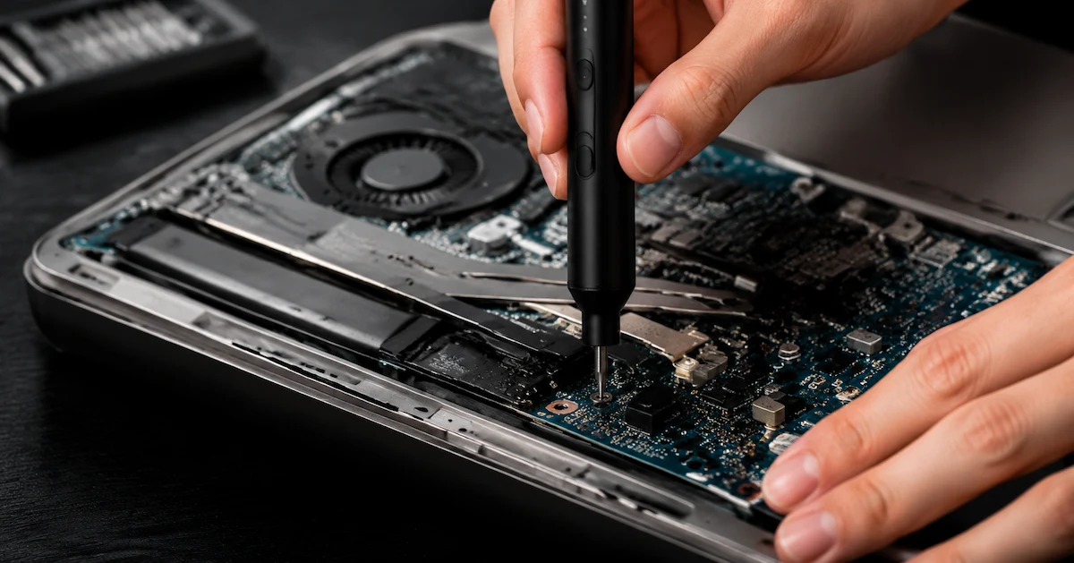Electric screwdriver for smartphone repair