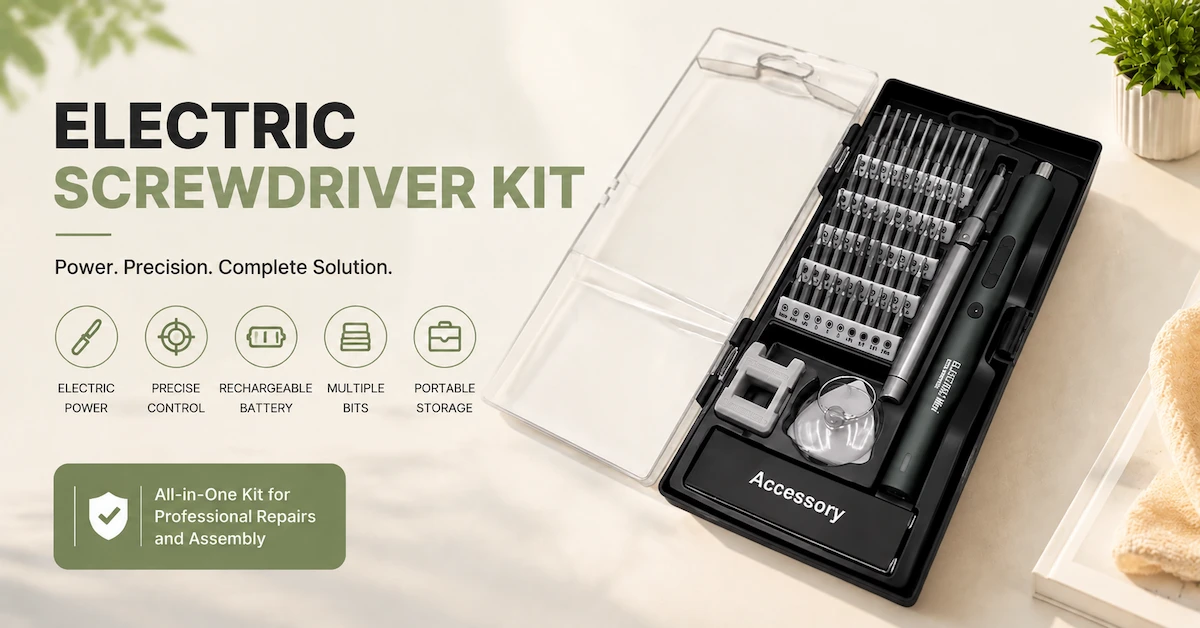 Electric screwdriver kit for laptop repair