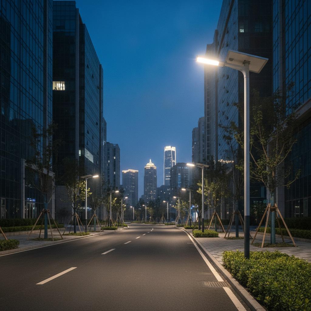 all in one solar street light, all in one solar street light manufacturer, all in one solar street light supplier