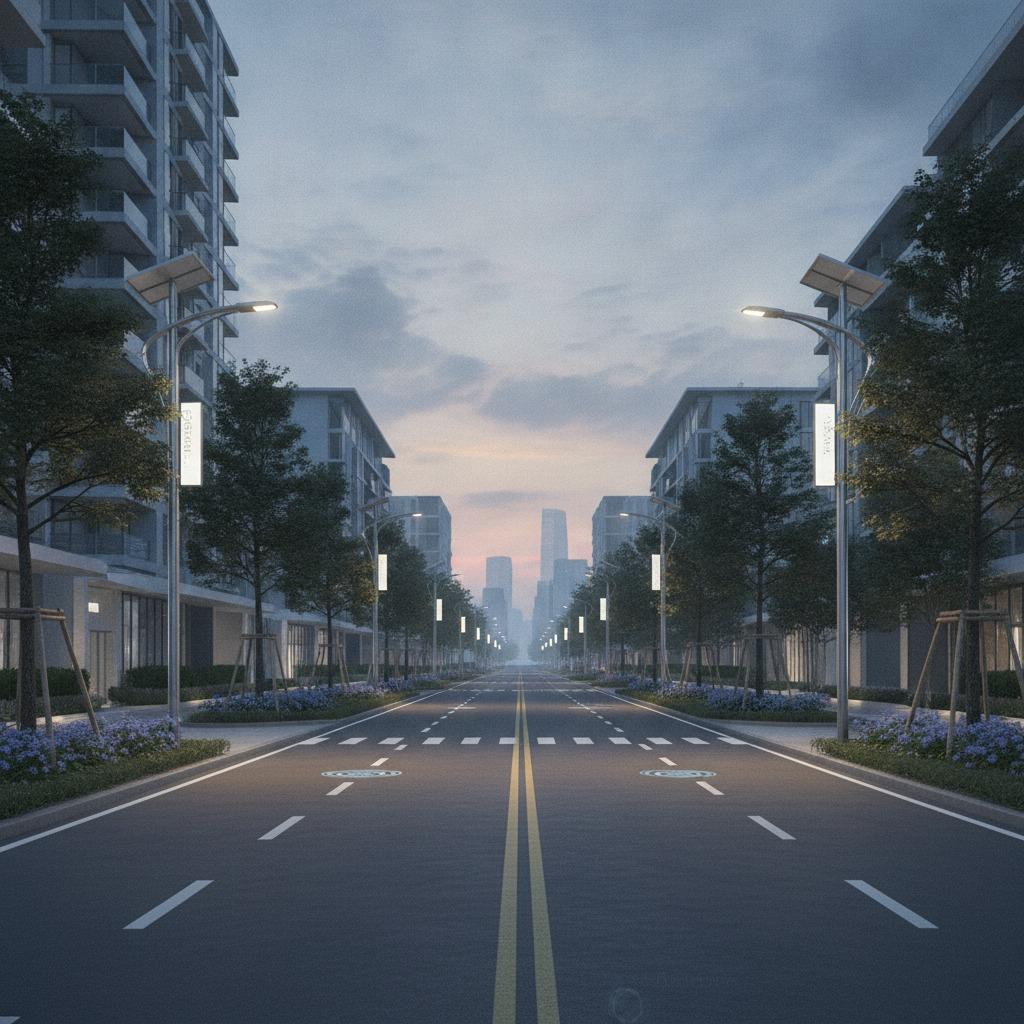 fournisseur de projets d'éclairage public solaire, fabricant d'éclairage public solaire, fournisseur d'éclairage public solaire