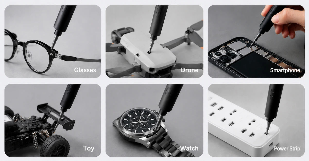 Mini electric screwdriver application scenes