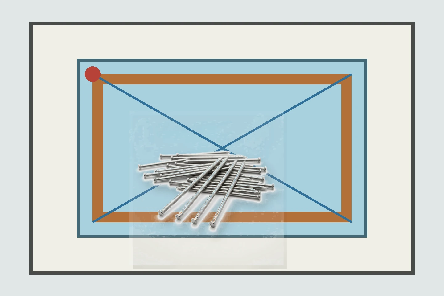 Window glazing bead sightlines with a controlled hidden pin path