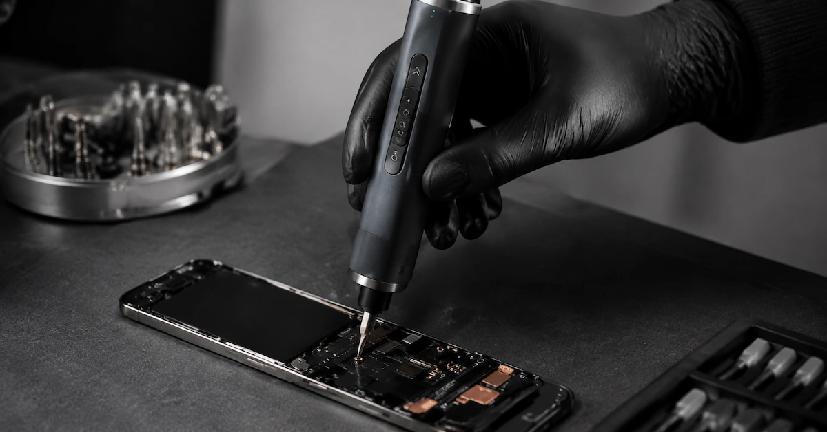Electric screwdriver for phone repair