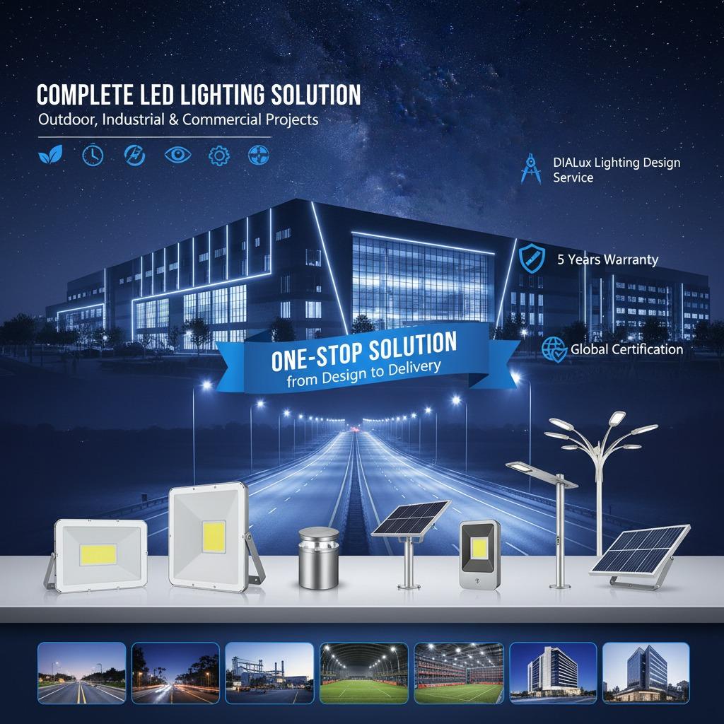 LED Lighting Manufacturer Guide for Outdoor and Industrial Projects