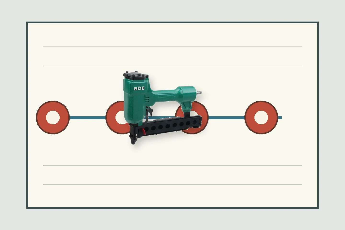Pneumatic fastener traceability flow from material lot to shipment