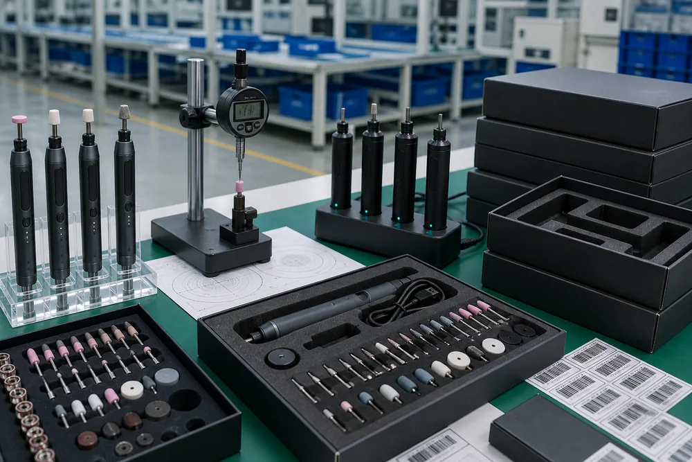 rotary tool QC packaging