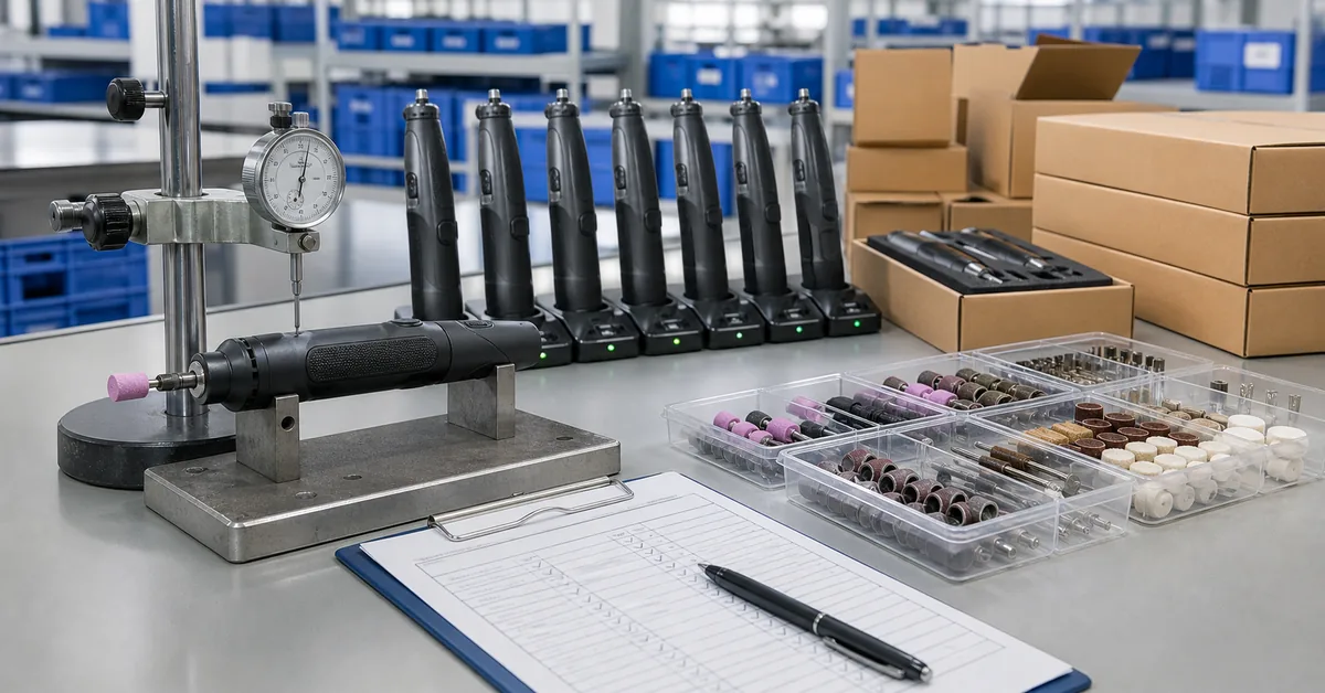 electric rotary tool vibration test