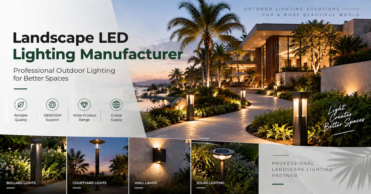 Landscape LED Lighting Manufacturer: From Approved Samples to Consistent Bulk Orders