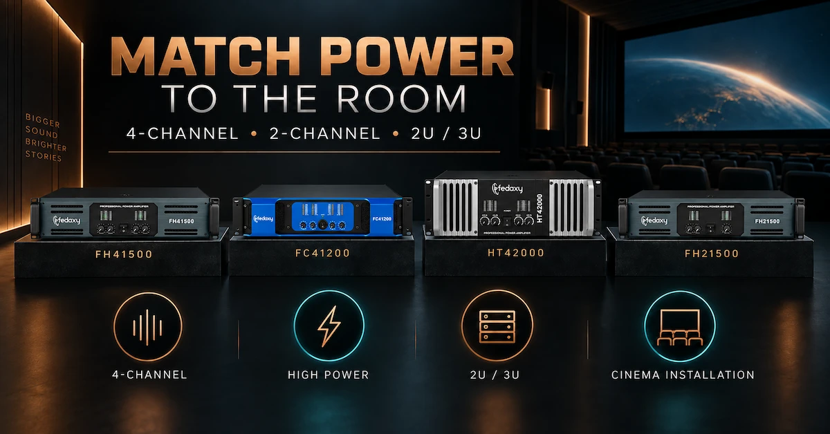 Class H theater amplifier model comparison