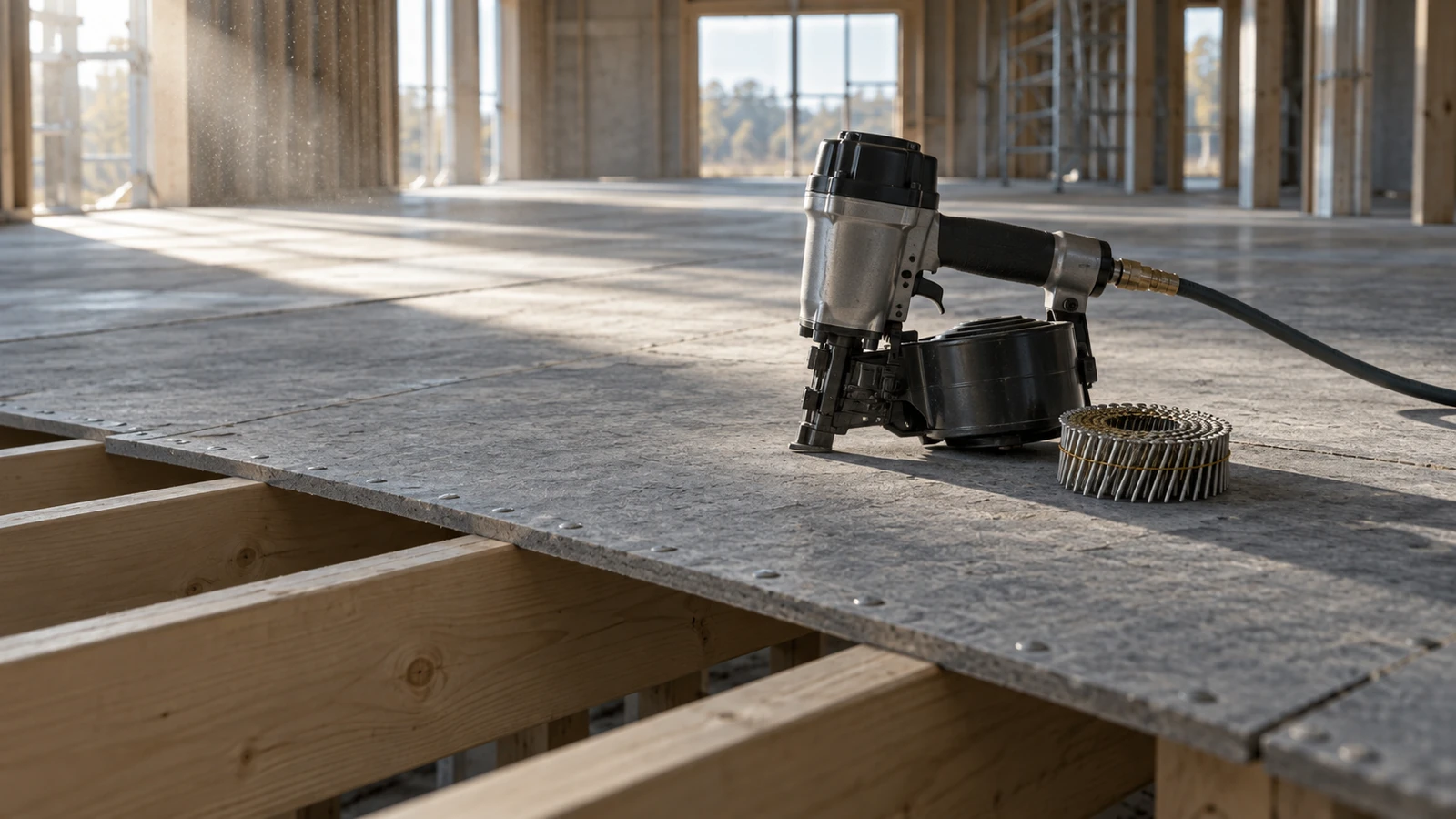 Coil Nails for Subfloor Sheathing: How Tight Is Too Tight? | ProAirNails