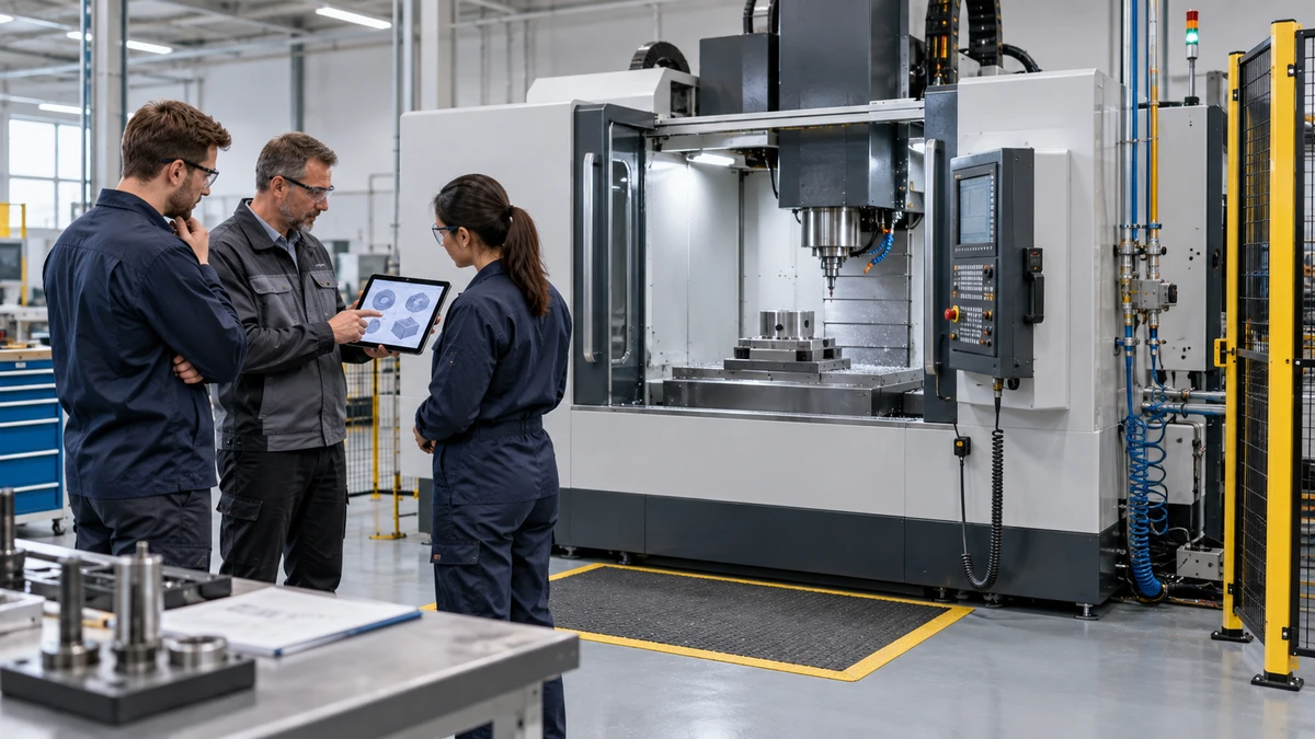 CNC machine installation and training handover